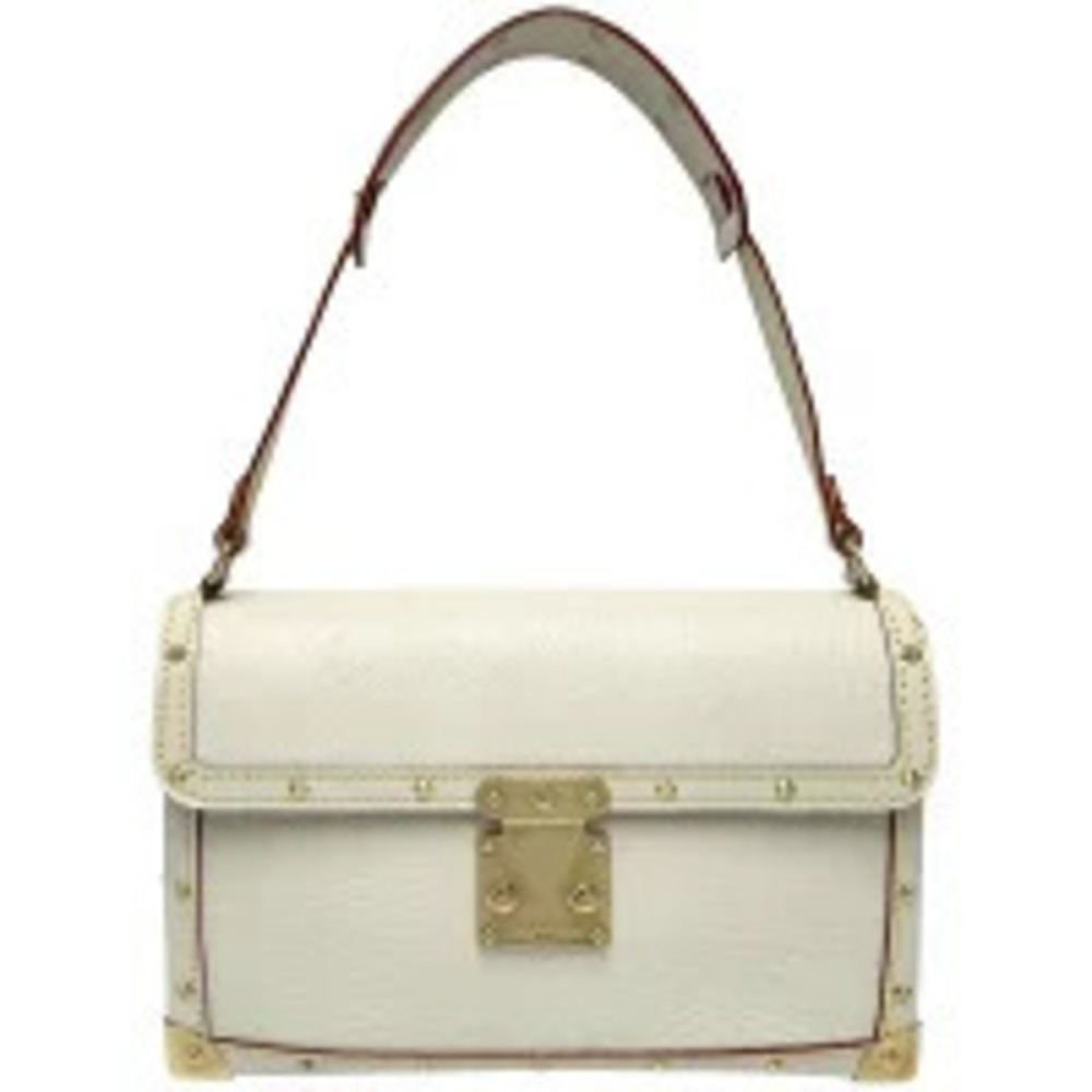 Louis Vuitton Suhali Amerable Shoulder Bag Leather Ivory White